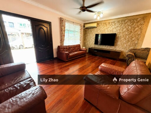 2-Storey Terrace House for Rent, 4 Rooms 3 Bath, Furnished, 2,544 Sqft, Taman Hungab, Noosob, Penampang, Kota Kinabalu, Sabah