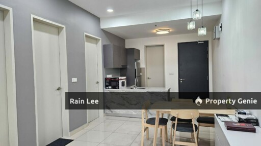 Fully Furnished /2Rooms Unit for Rent / With 1 Parking Lot / Near MRT & LRT Station