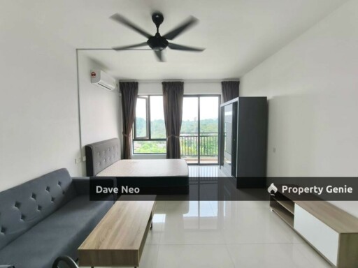 Central Park • Damansara Aliff • Studio with Fully Furnished • Included WiFi