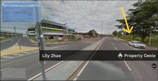 Papar Commercial Land for Rent, Road Side, Corner Lot 8,000 sqft, Papar Square, Papar, Sabah.