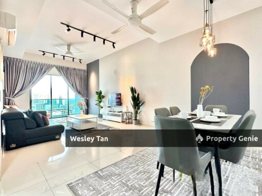 Ong Kim Wee Melaka City View 3rooms Freehold Condo Fully Furnished & Fitted