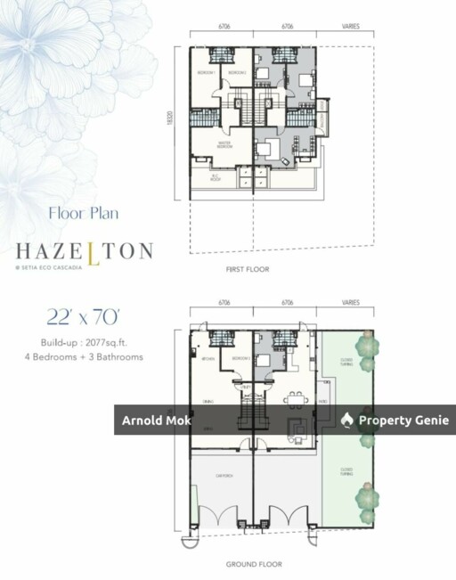 2 Storey Terrace House Corner Lot @ Setia Eco Cascadia (Hazelton) for SALE