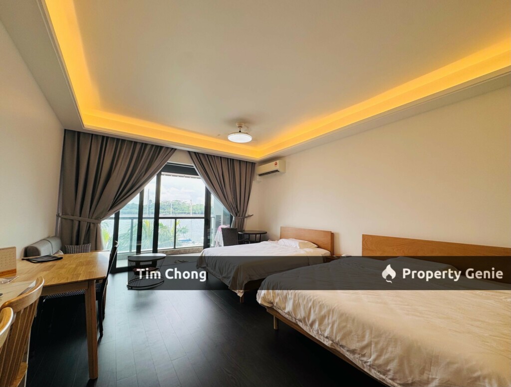 *全新大款studio有阳台+海景单位出租‼️*