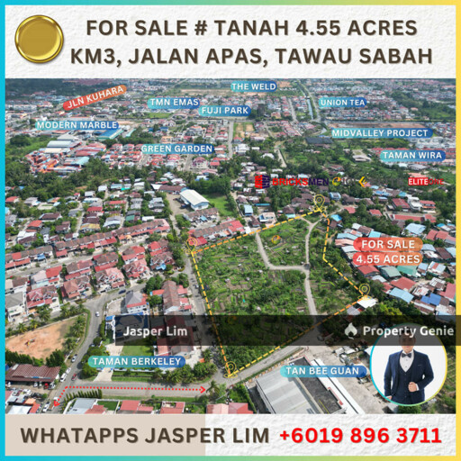 Development Land 4.55 Acres Tawau