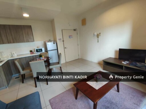 FULLY FURNISHED APARTMENT SWISS GARDEN RESIDENCES END LOT @ SG KARANG, KUANTAN (FACING POOL)