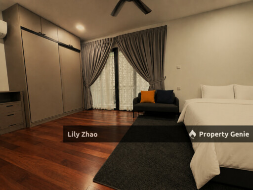 3-Storey Semi-Detached Luxury House for Rent, 4Bed 5Bath, Exclusive Unit, Gated & Guarded, Likas, Kota Kinabalu.