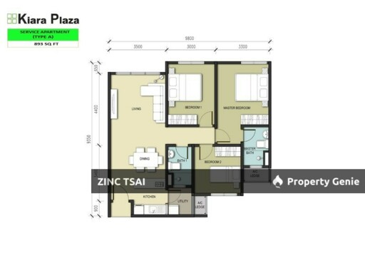 Kiara Plaza {Save RM 105,600} 10 mins drive to Kajang MRT Station