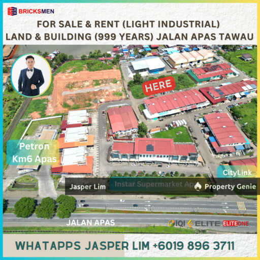 Industrial Land Tawau 20CL Title 999 Years 31,759 SQ FT