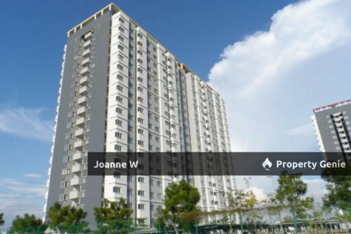 Fully Furnished Affordable Apartment for Sale at Pangsapuri Kemuning Aman