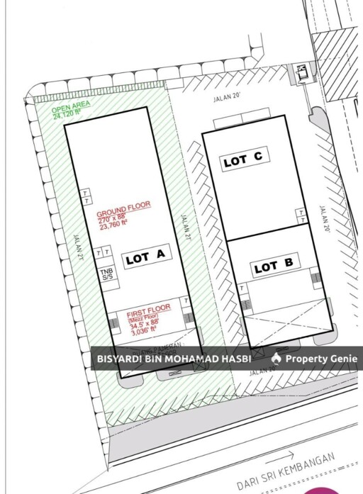 FOR RENT SHOWROOM & 4SCENTRE, STAND ALONE BUILDING, BALAKONG .