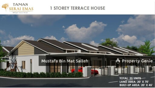 NEW HOUSING Single Storey Terrace house Taman Serai Emas Bagan Serai Perak