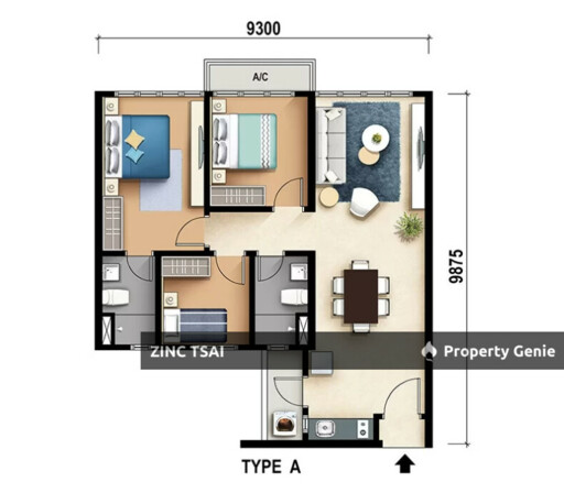 M Astra Setapak Leasehold Service Apartment Auction | 3R2B | Save RM 57K | Only RM 323K