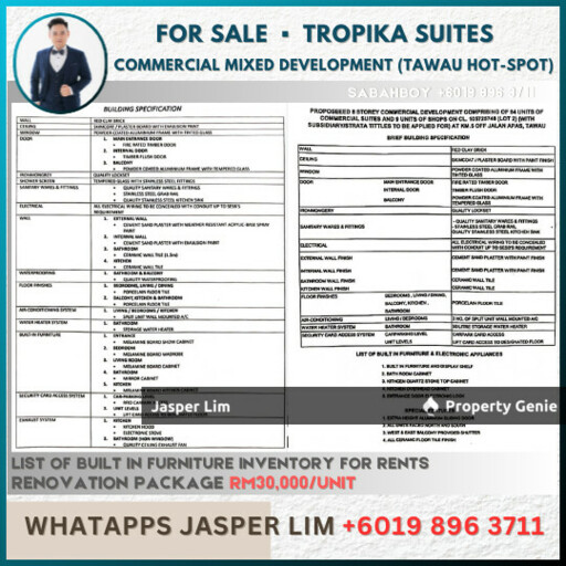 Tropica Suite Commercial (Mixed Development + Hotel)