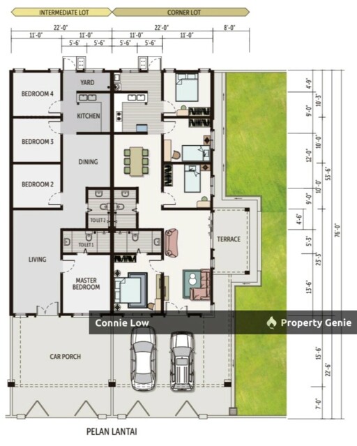 Full Loan Available Simpang Pulai Fenced Up Guarded New Single Storey Terrace House for Sale