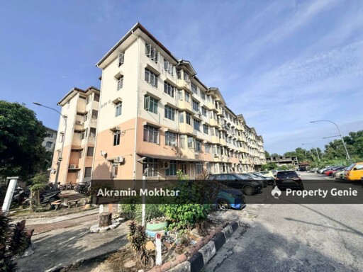 FREEHOLD, LEVEL 2 & 1 PARKING | Pangsapuri Rimau Perdana, Taman Bukit Kemuning, Shah Alam