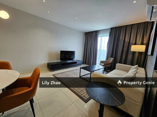 Jesselton Twin Towers A, 12th Floor, High End Condo for Rent, 3Bed 2Bath, 1,357 sf, Near QE2, Jalan Lintas, Kota Kinabalu City