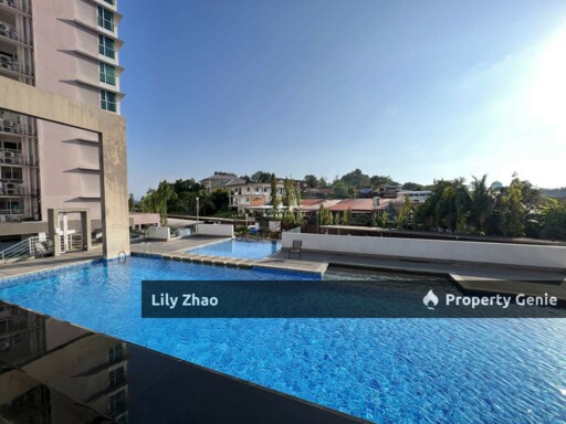 Alam Damai Condo with Balcony for Rent, Block B 11th Floor, Fully Furnished, Kota Kinabalu City