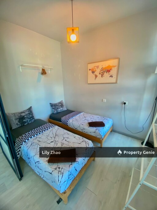 Sea View Jesselton Quay CitiPads Soho Suites, Airbnb Biz, Corner Lot, 525 sq ft, 2Bed 1Bath, Fully Furnished, Kota Kinabalu City Centre