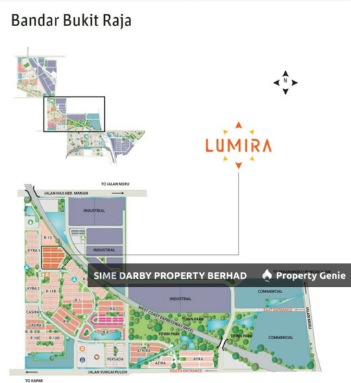 Lumira, Bandar Bukit Raja