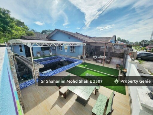 Corner Lot Single Storey Terrace With Pool, Taman Bangi Indah, Bangi