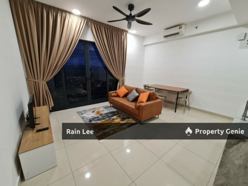 Trion2@KL /Fully Furnished /2Rooms 1Bath (Attached Balcony) /Facing KL View