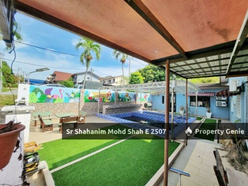 Corner Lot Single Storey Terrace With Pool, Taman Bangi Indah, Bangi