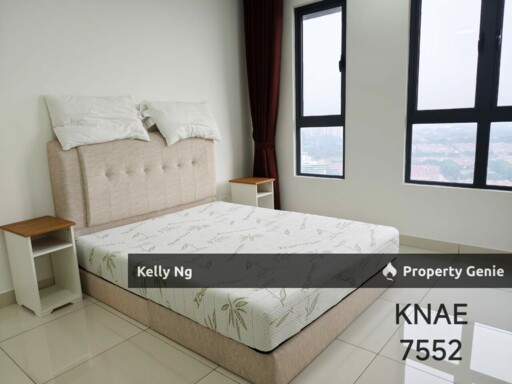 Trio Residence Corner Unit With Balcony 3BED+3BATHROOMS Fully Furnished For Rent At Bkt Tinngi Klang