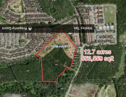 Bemban Freehold Agricultural Land With Access Road First Layer