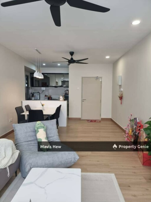 For Rent, Pangsapuri Impian Jauhar, Near Midvalley, 2 Carpark, WiFi, Fully Furnished