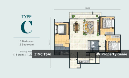 Vitis @ The Vyne {Save RM 279,000} 6 mins drive to Sungai Besi LRT_8 mins drive to The Mines Shopping Mall