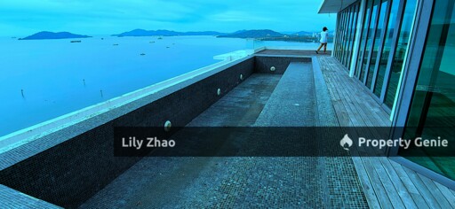 Exclusive Full Sea View Triplex Resort Penthouse for Sale, 6,016 sf @Signal Hill, Kota Kinabalu City, Sabah