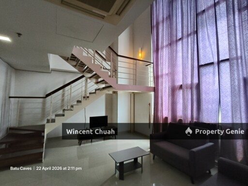 Spacious 1050sqft Duplex for Rent at E Suite, Emerald Avenue Selayang – Fully Furnished
