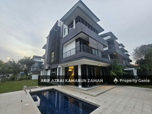 [Corner with Private Pool] 3-Storey Sera Twin Villa, Presint 8 Putrajaya | Lakeview | 6+1R 6B | RM8,000/month