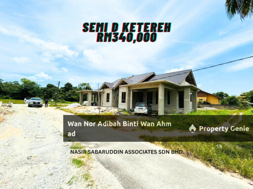 SEMI D LUAS SERUPO BANGLO KG PADANG LACHANG KETEREH KELANTAN