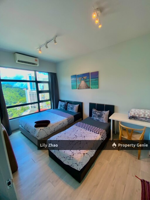 Sea View Jesselton Quay CitiPads Soho Suites, Airbnb Biz, Corner Lot, 525 sq ft, 2Bed 1Bath, Fully Furnished, Kota Kinabalu City Centre