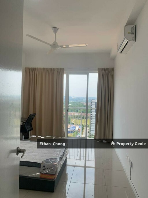 Balcony Bedroom at Nadayu 801 For rent with fully furnished