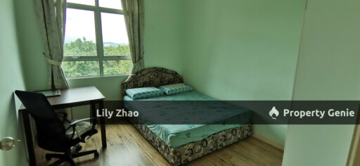 Alam Damai Condo with Balcony for Rent, Block B 11th Floor, Fully Furnished, Kota Kinabalu City