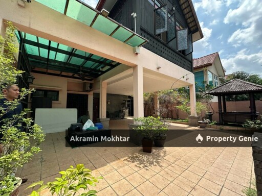 FREEHOLD, FACING OPEN & PARIALLY FURNISHED | Two Storey Semi-Detached House, USJ 17, Subang Jaya