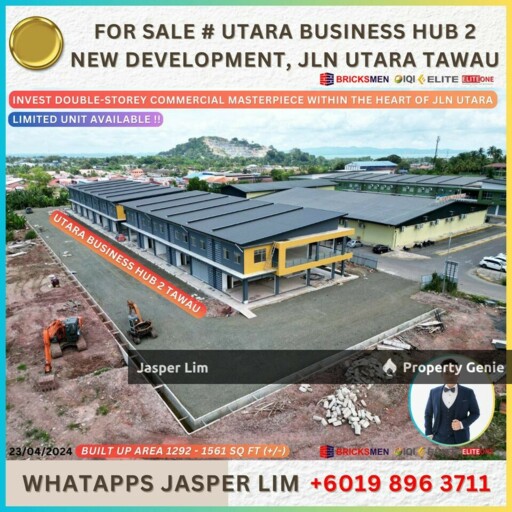 Utara Business Hub 2 Double Storey Commercial Tawau