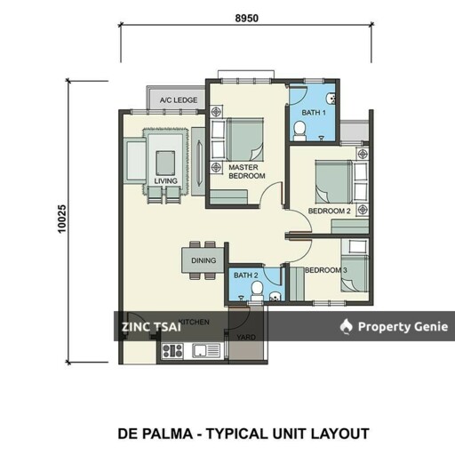 Pangsapuri De Palma🔥Save RM 119,000🔥10 mins drive to MRT Kwasa Sentral🔥8 mins drive to Setia City Mall