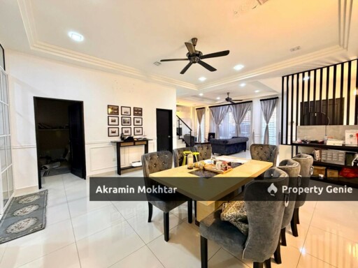Fully Furnished, Renovated & Extended | D’Kayangan Arabella Phase, Hyperlink Terrace, Seksyen 13, Shah Alam