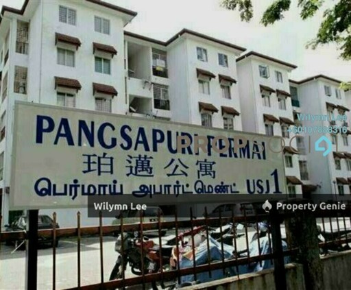 Pangsapuri Permai Apartment , (Coral Court) USJ 1 Subang Jaya -3R2B, -Well Kept, Quiet & Prime Area and Affordable