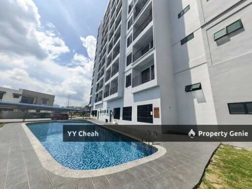 For Rent Ampang Residence Condo Ipoh, High Floor, Fully Furnished, Move-in Ready