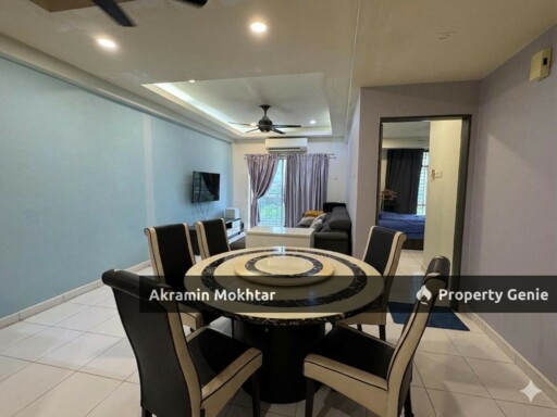 Renovated, Partially Furnished & 2 Covered Parking | Pangsapuri Damai Seksyen 25 Shah Alam, Level 4 with Lif