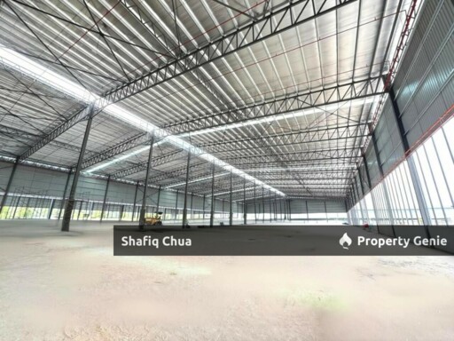 Newly Completed 2 Adjoining Detached Warehouse Factory Enstek, Negeri Sembilan For Sale or Rent