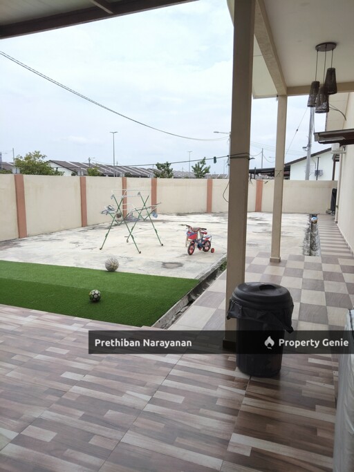 {TELUK INTAN} Rumah Corner Siap dengan awning, grill, kipas siling, aircon, heater dan lampu