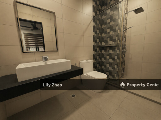 3-Storey Semi-Detached Luxury House for Rent, 4Bed 5Bath, Exclusive Unit, Gated & Guarded, Likas, Kota Kinabalu.
