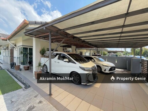 Freehold & Renovated | Semi-D Single Storey House, Taman Meru Harapan, Jalan Jambu Meru Klang  .
