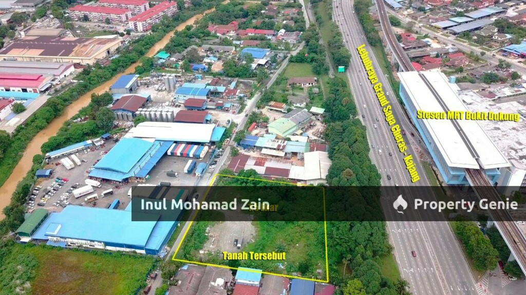 Tanah Komersial 1.5 Ekar Freehold Malay Reserved Tepi Highway Grand Saga Kajang Untuk Dijual