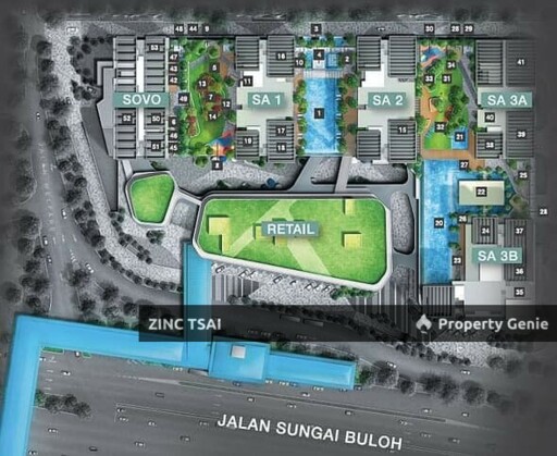 D'Sara Sentral {Save RM 166,500} Direct Link Bridge to Kampung Selamat MRT Station